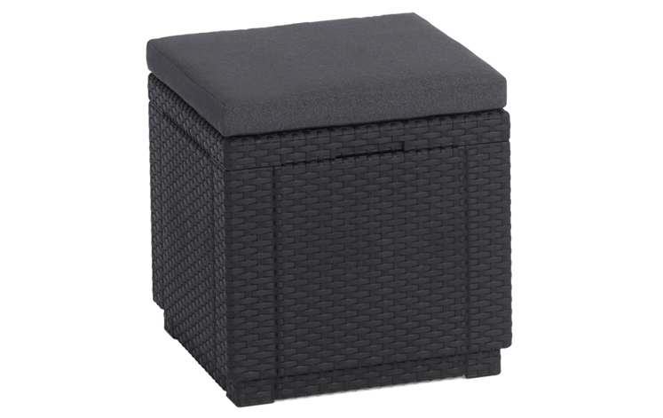 Cube Aufbewahrungstisch 42x42x39cm - Grau Lux